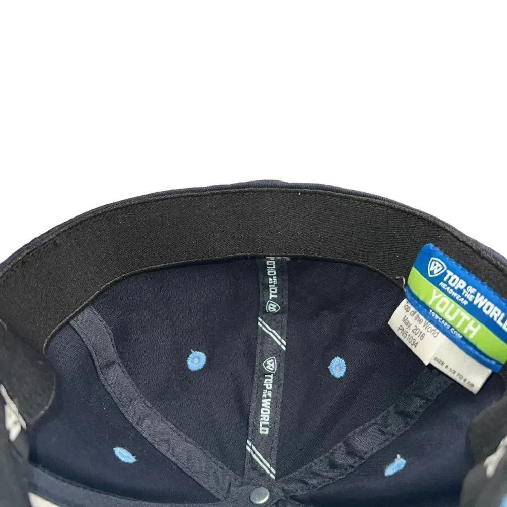 Top of the World Villanova Fitted Hat Navy / Blue / White‎ Youth (6 1/2 - 6 7/8)